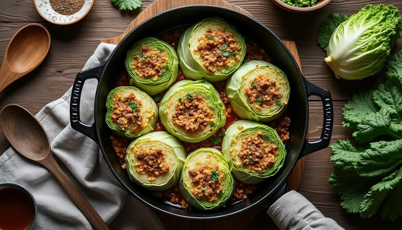 découvrez la recette authentique du chou farci traditionnel en cocotte. suivez chaque étape détaillée pour réussir ce plat familial savoureux, fondant et généreux, parfait pour régaler petits et grands.