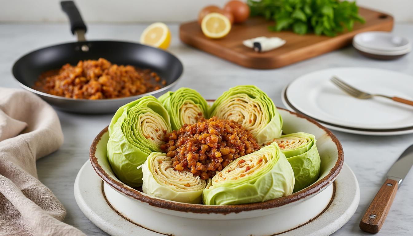 découvrez comment préparer un délicieux chou farci traditionnel en cocotte grùce à notre recette authentique expliquée étape par étape. parfait pour un repas familial réconfortant et gourmand !