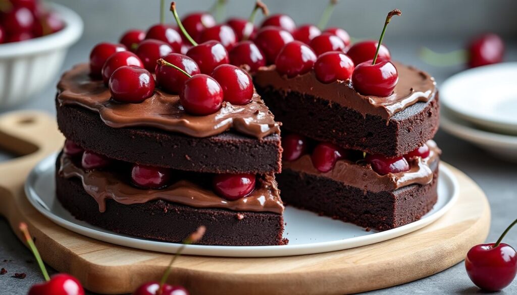 découvrez la recette traditionnelle de la forêt-noire, un délicieux gâteau au chocolat garnie de cerises et de crème chantilly. facile à réaliser, parfait pour impressionner vos invités lors de toutes vos occasions gourmandes.