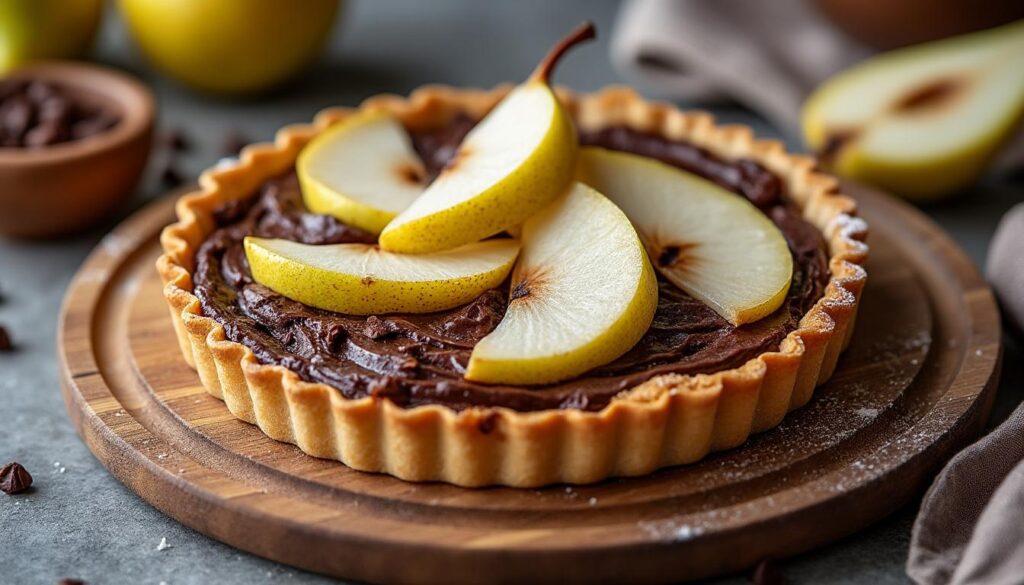 découvrez la tarte poire chocolat inspirée par cyril lignac : une recette facile et gourmande à tester pour régaler vos proches. tous les secrets pour réussir ce dessert irrésistible !
